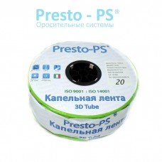 Капельная лента Presto-PS эмиттерная 3D Tube 3D-20-2000