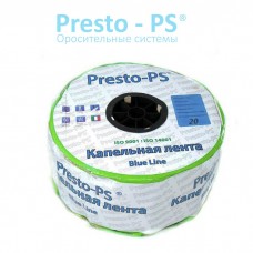 Капельная лента Presto-PS щелевая Blue Line длина 1000 м BL-20-1000