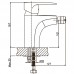 Смеситель для биде Haiba CEBA 002 (HB0026)