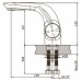 Смеситель для раковин Haiba ALASKA 001 (HB0012)