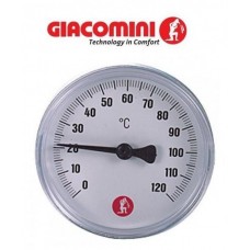 Термометр Giacomini 1/2" - 0÷120 °C - Ø61,5 mm