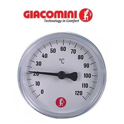 Термометр Giacomini 3/8" - 0÷120 °C - Ø40 mm