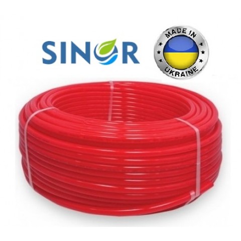 Труба для теплого пола Sinor 16x2.0 PE-RT с кислородным барьером