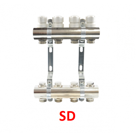 Коллектор SD на 4 выхода без расходомеров